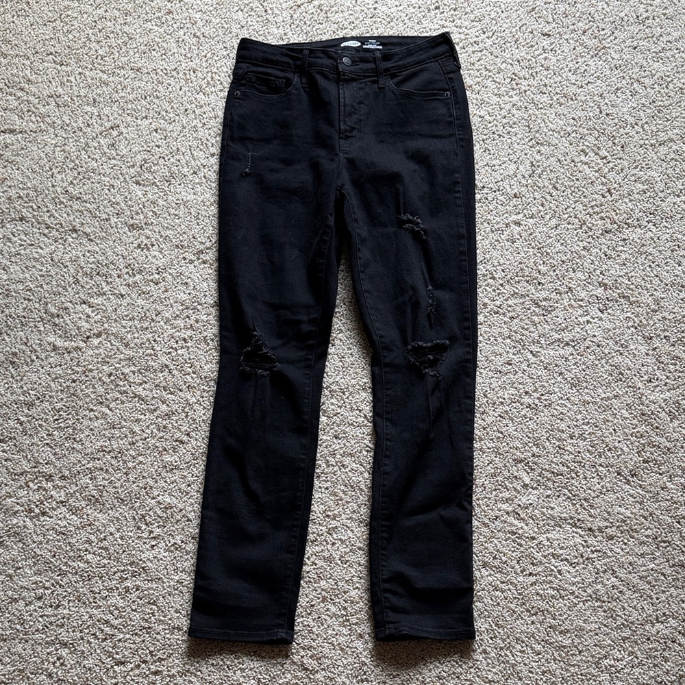 Old Navy Black Slim straight Jeans